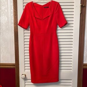 Black Halo Red dress